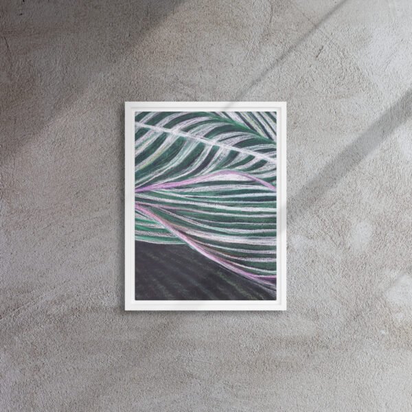Colour, Lines and Nature BL-B | Framed canvas - Image 3