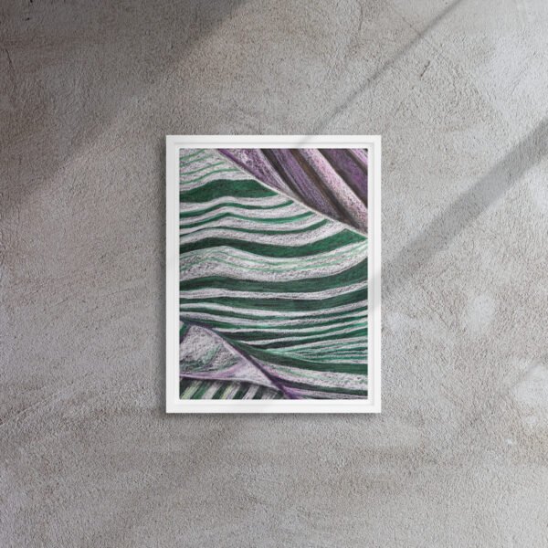 Colour, Lines and Nature TL-A | Framed canvas - Image 35