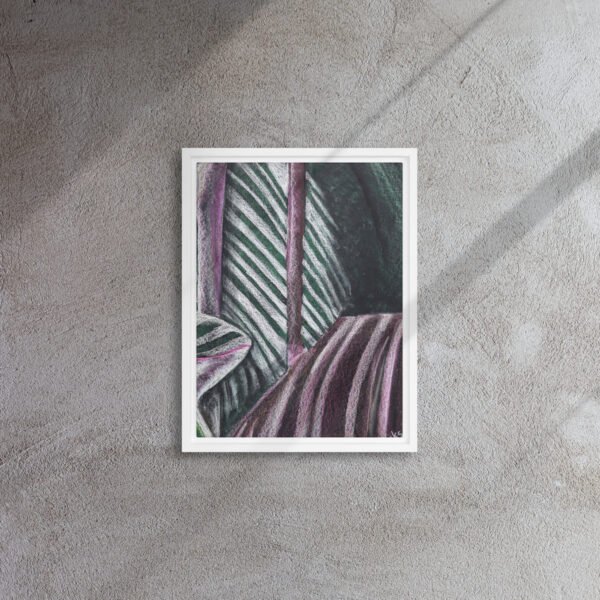 Colour, Lines and Nature BR-B | Framed canvas - Image 2