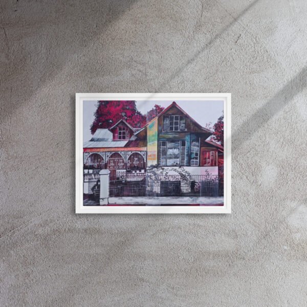 Saint Joseph Red | Framed canvas - Image 2