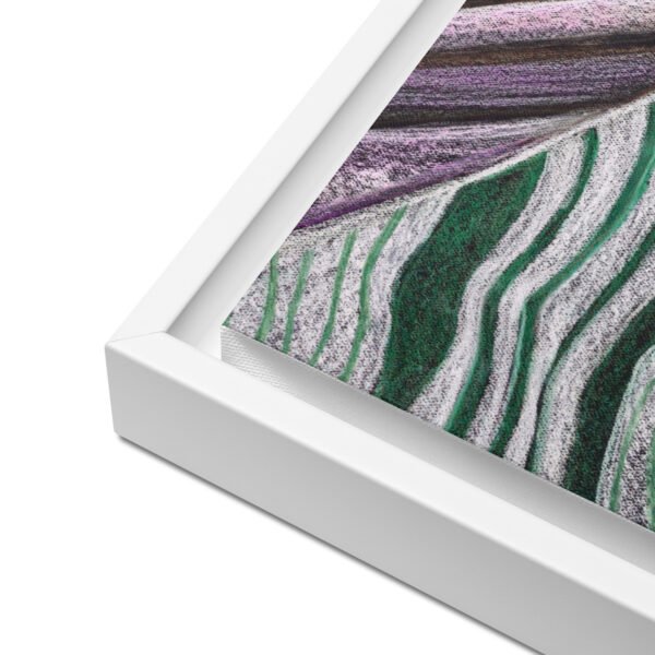 Colour, Lines and Nature TL-A | Framed canvas - Image 11