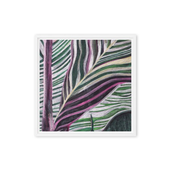 Colour, Lines and Nature TR-B | Framed canvas - Image 8