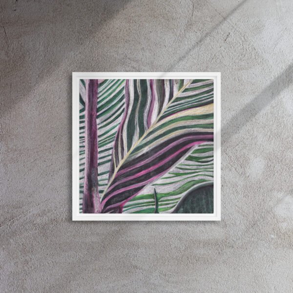 Colour, Lines and Nature TR-B | Framed canvas - Image 9