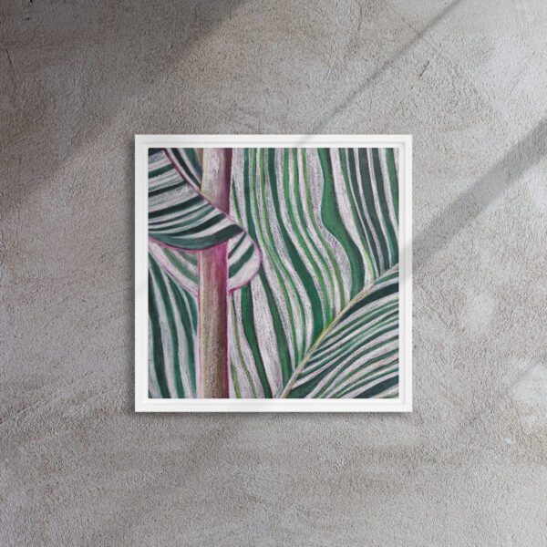 Colour, Lines and Nature TR-A | Framed canvas - Image 2