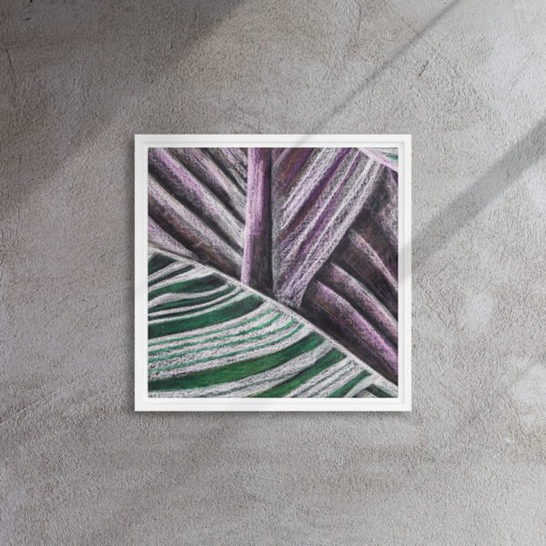 Colour, Lines and Nature TL-B | Framed canvas - Image 2