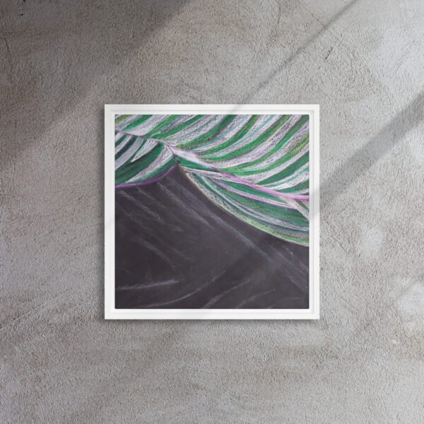 Colour, Lines and Nature BL-A | Framed canvas - Image 8