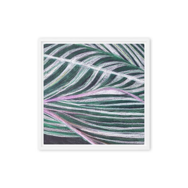 Colour, Lines and Nature BL-B | Framed canvas - Image 5