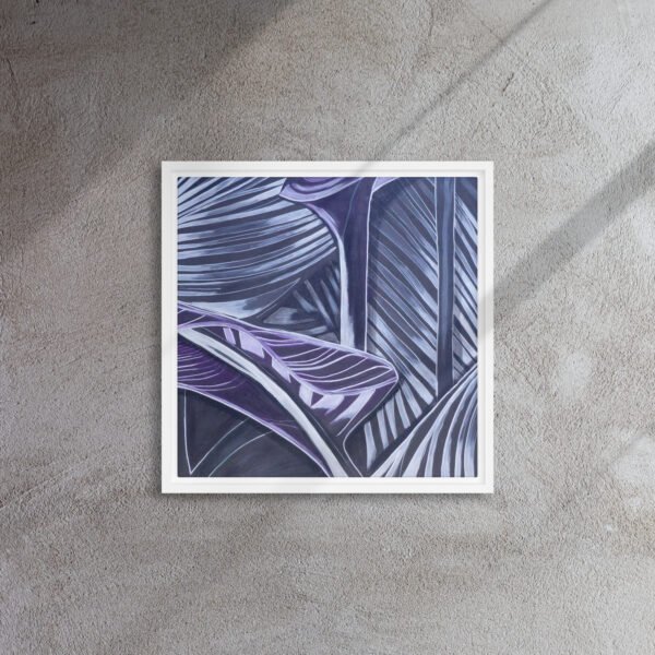 Lines and Nature B | Framed canvas - Image 4