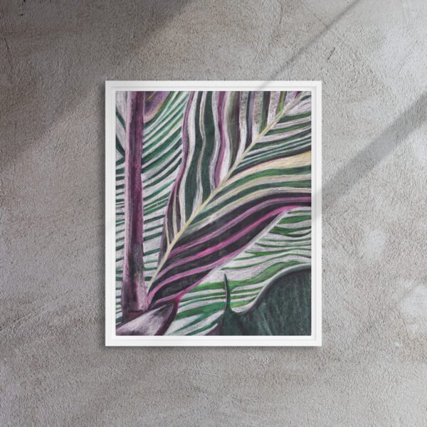 Colour, Lines and Nature TR-B | Framed canvas - Image 11