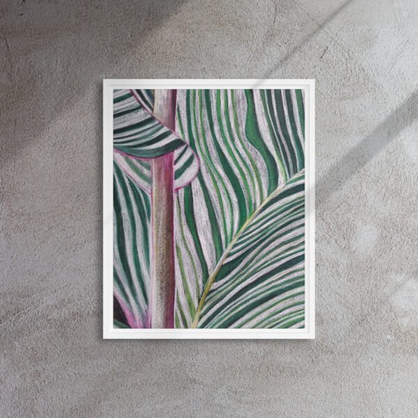 Colour, Lines and Nature TR-A | Framed canvas - Image 3