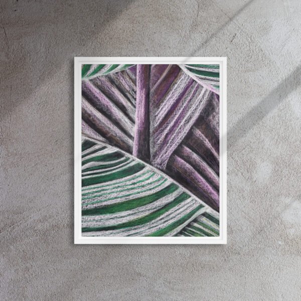 Colour, Lines and Nature TL-B | Framed canvas - Image 3