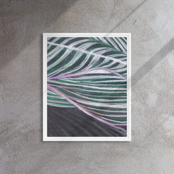 Colour, Lines and Nature BL-B | Framed canvas - Image 7