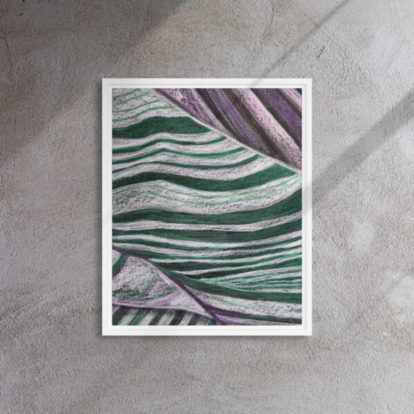 Colour, Lines and Nature TL-A | Framed canvas - Image 36