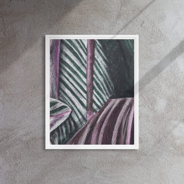 Colour, Lines and Nature BR-B | Framed canvas - Image 4