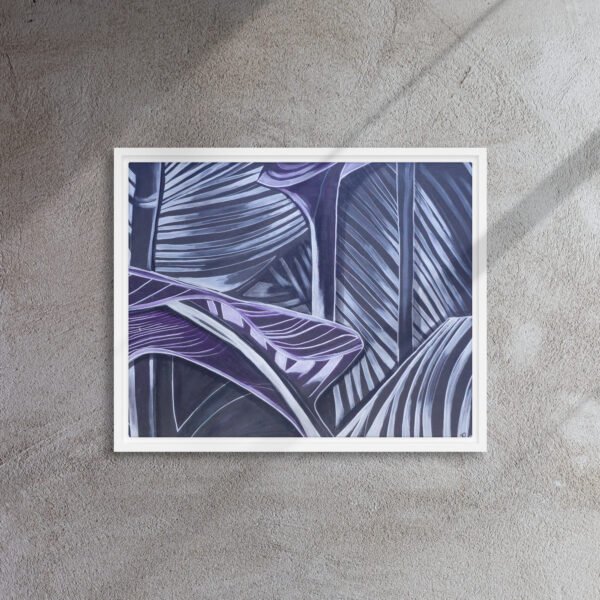Lines and Nature B | Framed canvas - Image 5