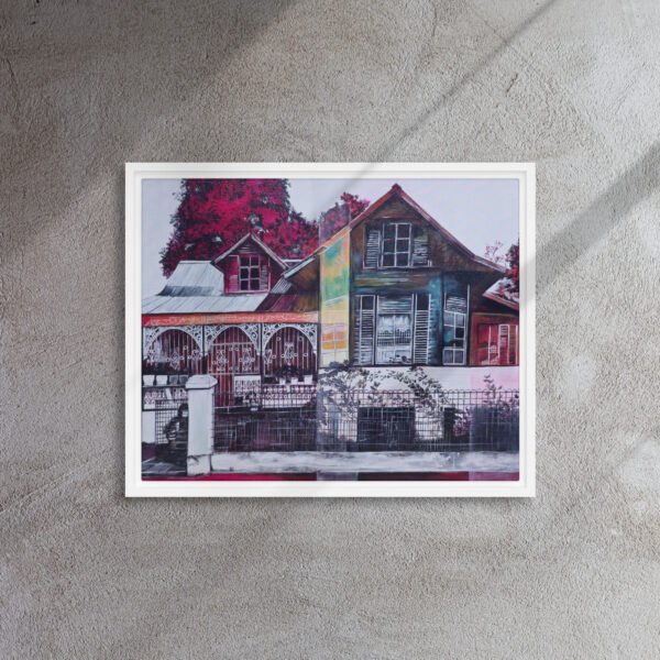 Saint Joseph Red | Framed canvas - Image 3