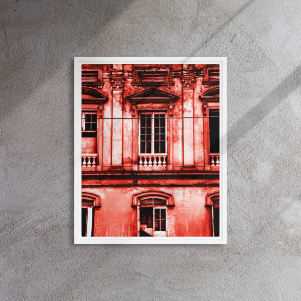 Red House P2 - Framed Canvas Print - Image 2