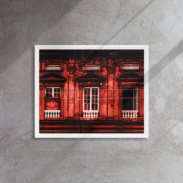 Red House P1 - Framed Canvas Print - Image 13