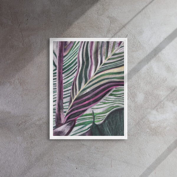 Colour, Lines and Nature TR-B | Framed canvas - Image 13
