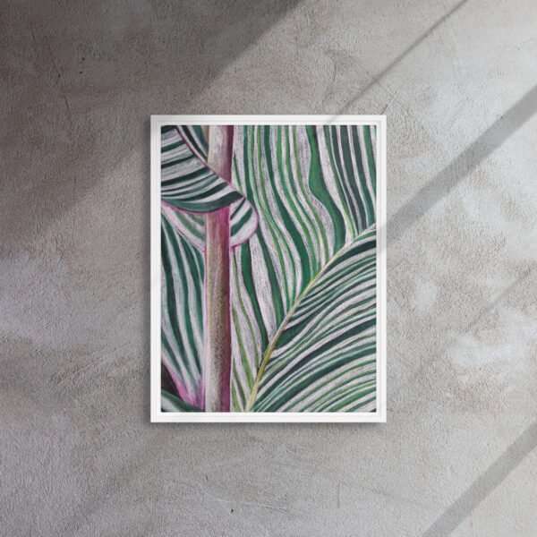 Colour, Lines and Nature TR-A | Framed canvas - Image 4