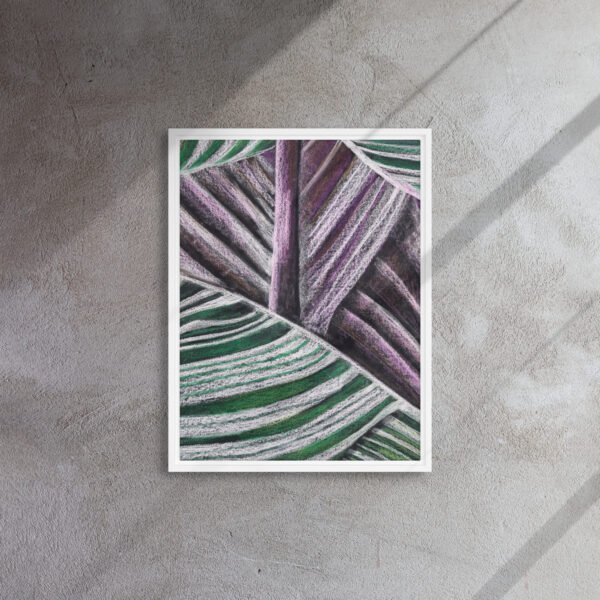 Colour, Lines and Nature TL-B | Framed canvas - Image 4