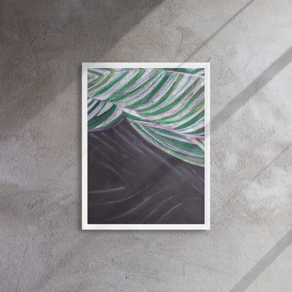 Colour, Lines and Nature BL-A | Framed canvas - Image 13