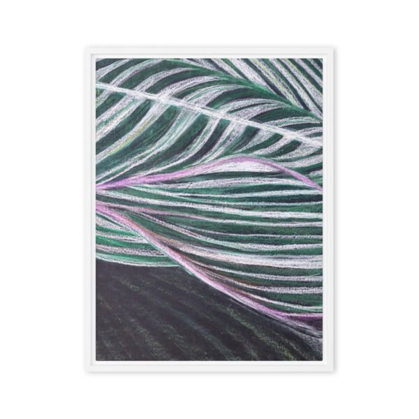 Colour, Lines and Nature BL-B | Framed canvas - Image 9