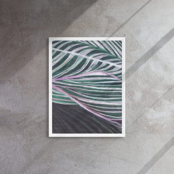 Colour, Lines and Nature BL-B | Framed canvas - Image 8