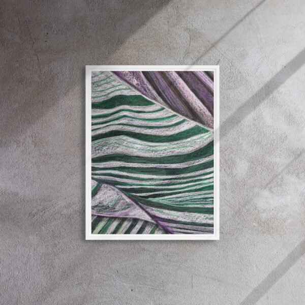 Colour, Lines and Nature TL-A | Framed canvas - Image 27