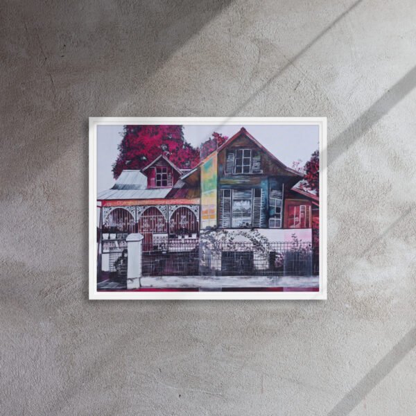 Saint Joseph Red | Framed canvas - Image 4