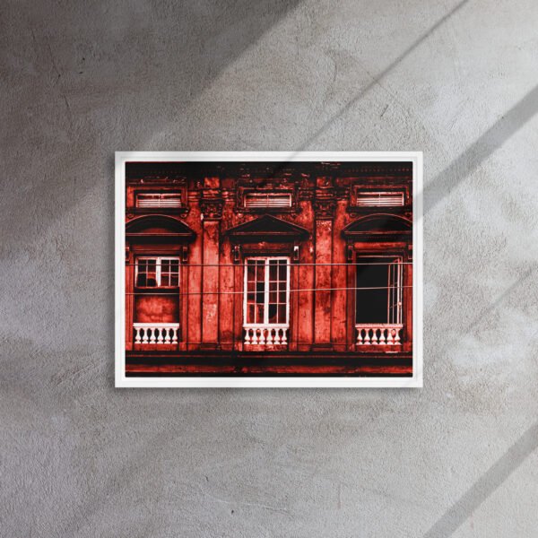 Red House P1 - Framed Canvas Print - Image 14