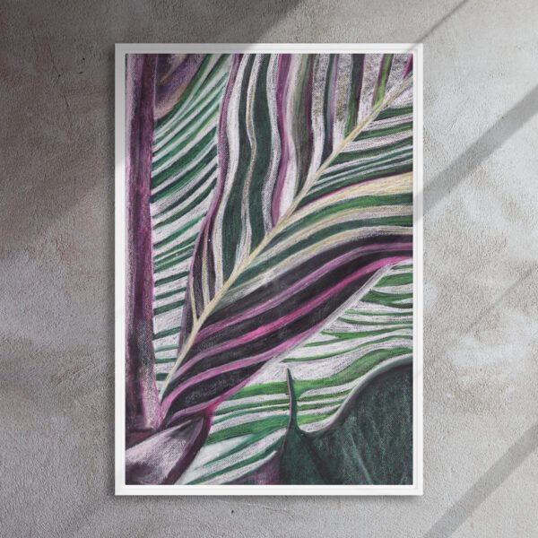 Colour, Lines and Nature TR-B | Framed canvas - Image 25