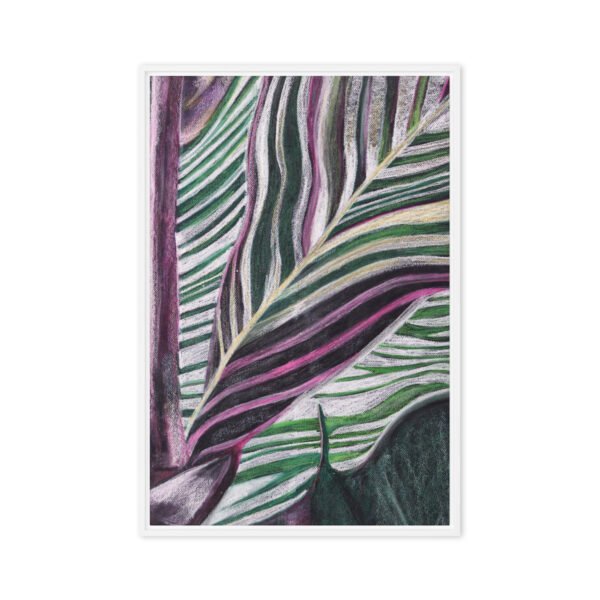 Colour, Lines and Nature TR-B | Framed canvas - Image 14
