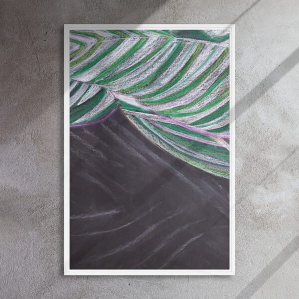 Colour, Lines and Nature BL-A | Framed canvas - Image 23