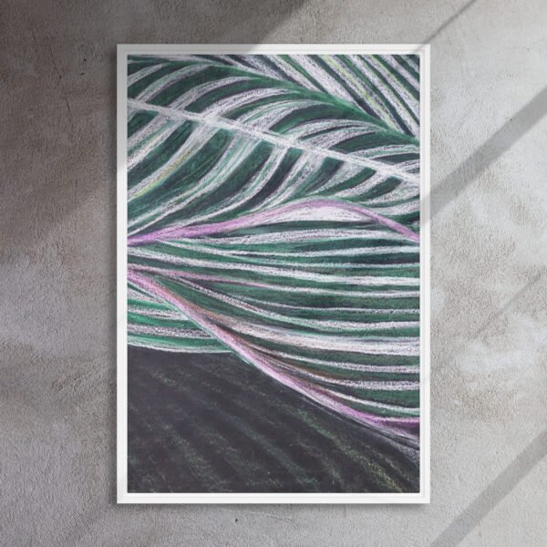 Colour, Lines and Nature BL-B | Framed canvas - Image 23