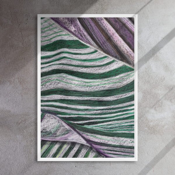 Colour, Lines and Nature TL-A | Framed canvas - Image 28