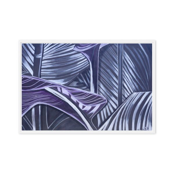 Lines and Nature B | Framed canvas - Image 8