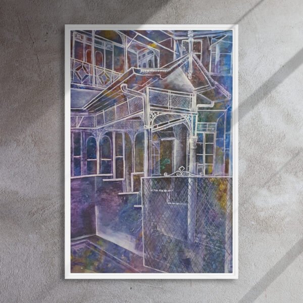 101 Tragrete | Framed canvas