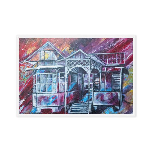 Tunapuna House | Framed canvas - Image 6