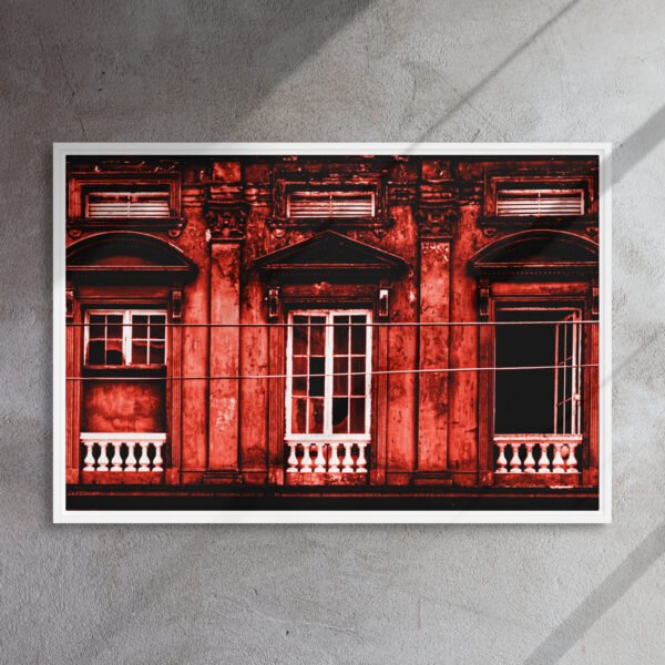 Red House P1 - Framed Canvas Print - Image 16
